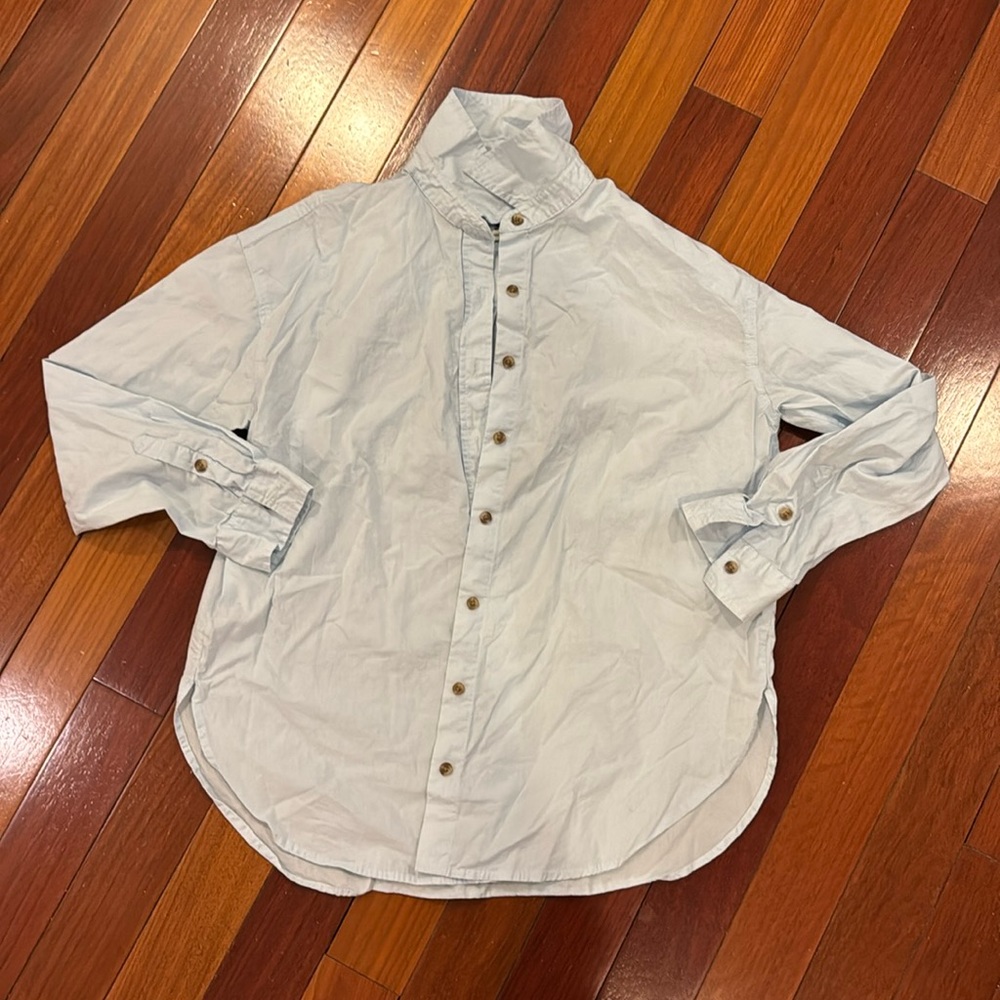 Light blue button up - oversized fit